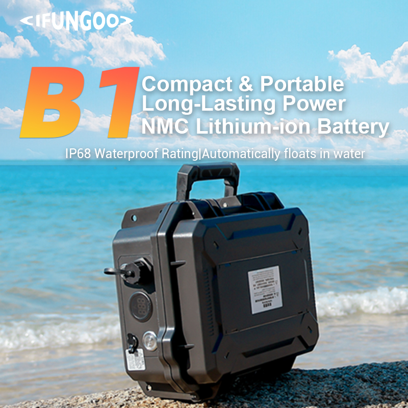 B1 type electric fin power lithium battery