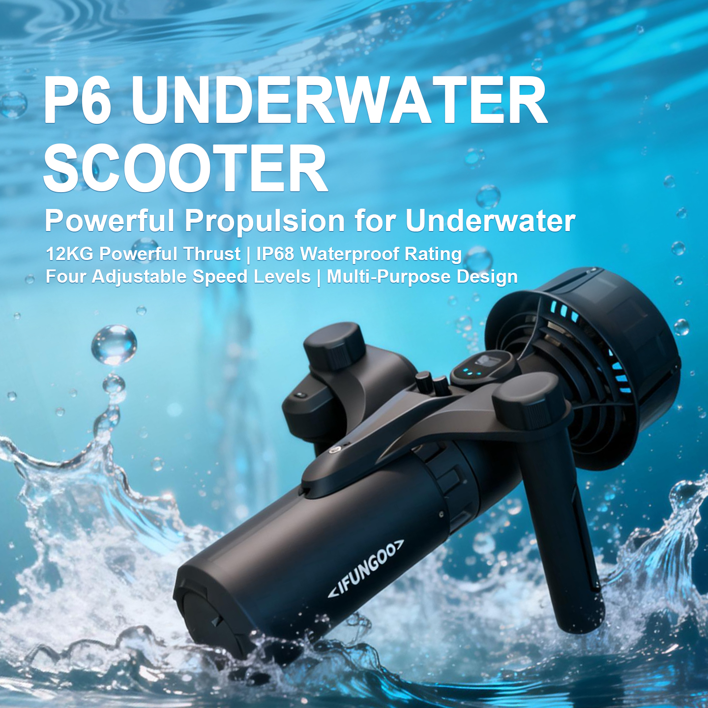 IFUNGOO P6 Underwater Scooter: Powerful Propulsion for Every Aquatic Adventure