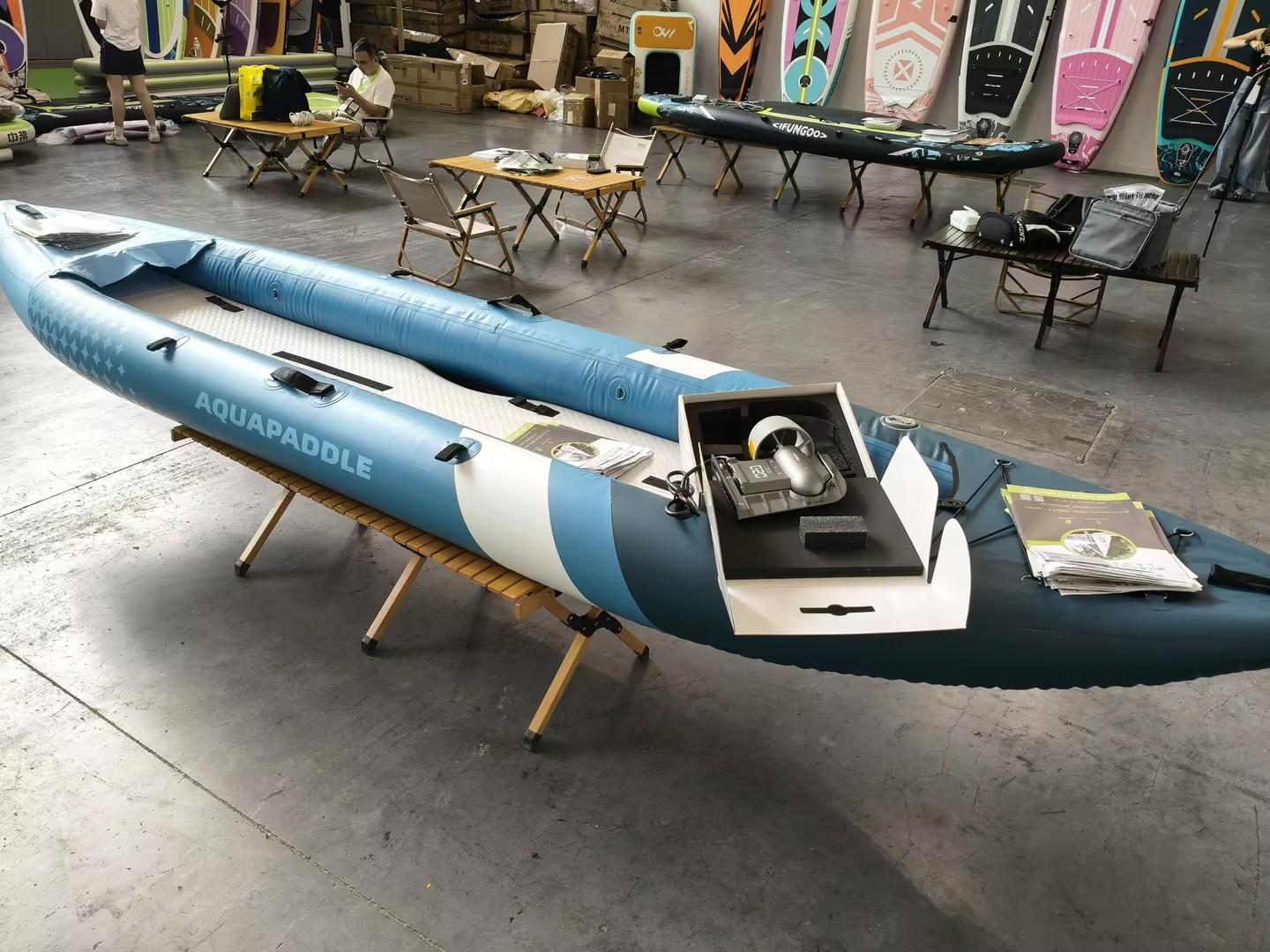 IFUNGOO E-SUP concept board paired with an electric thruster